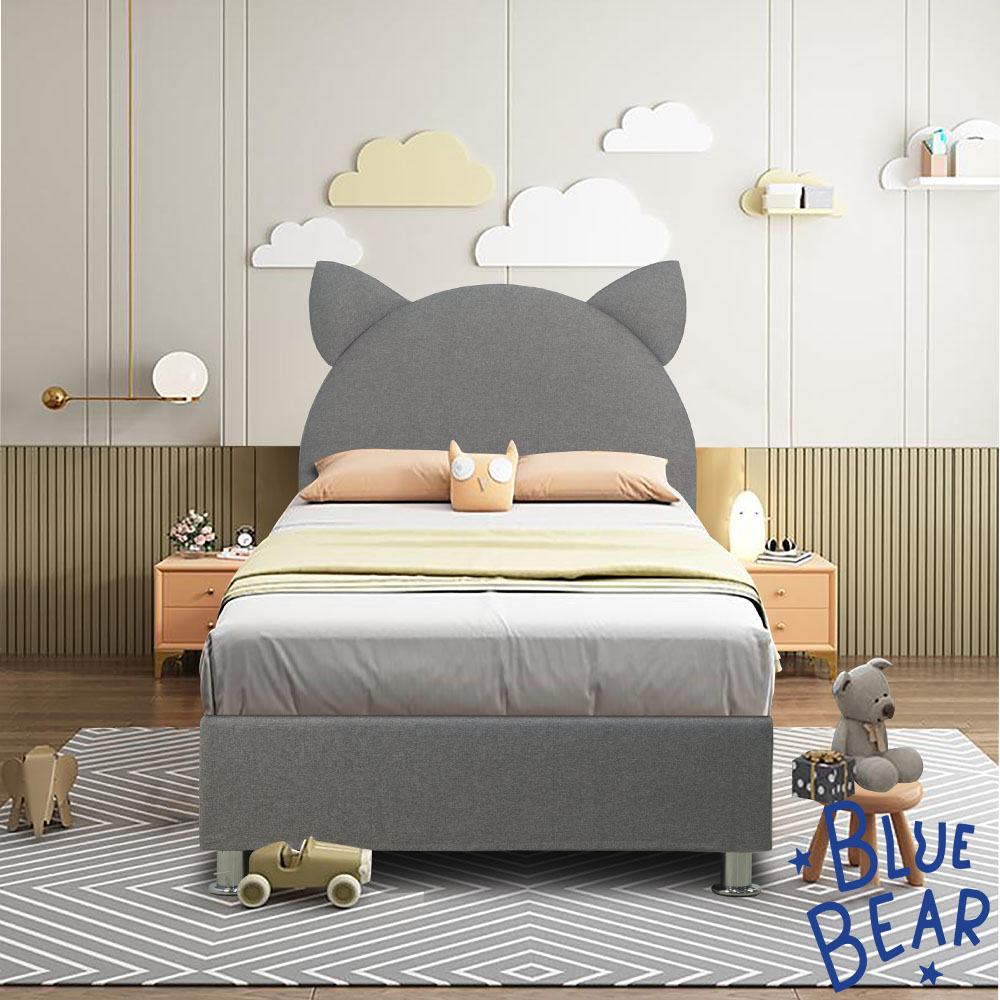 Παιδικό Κρεβάτι Ντυμένο Little Kitty – Γατούλα (90×200εκ.)