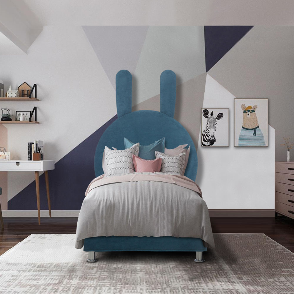 Παιδικο Κρεβάτι Ντυμένο Rabbit-Λαγουδάκι (90x200εκ.)