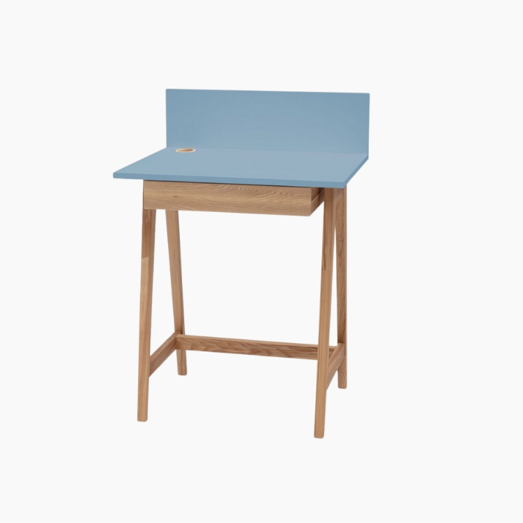 Luka Γραφείο Gentle Blue/Γαλάζιο (Π65xΒ50xΥ75εκ.)