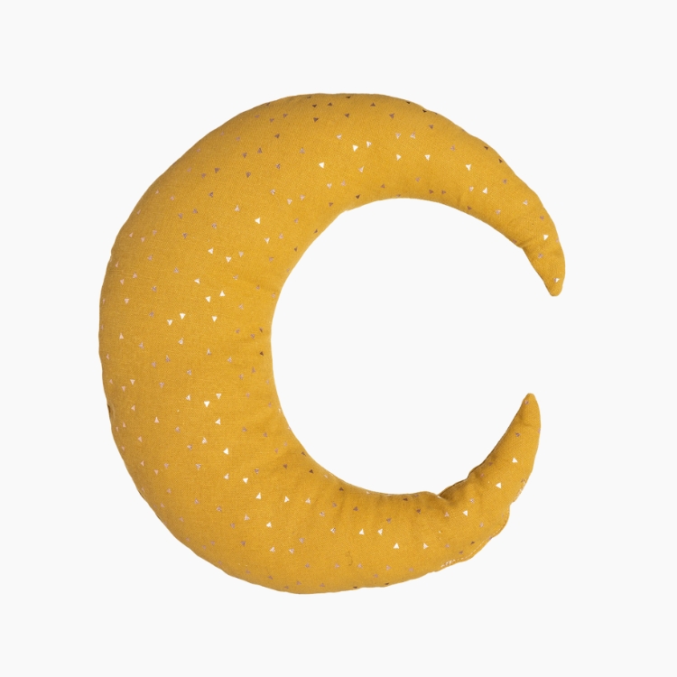 Μαξιλάρι Διακοσμητικό Μισοφέγγαρο Κίτρινο(Π32xB10xY28εκ.)