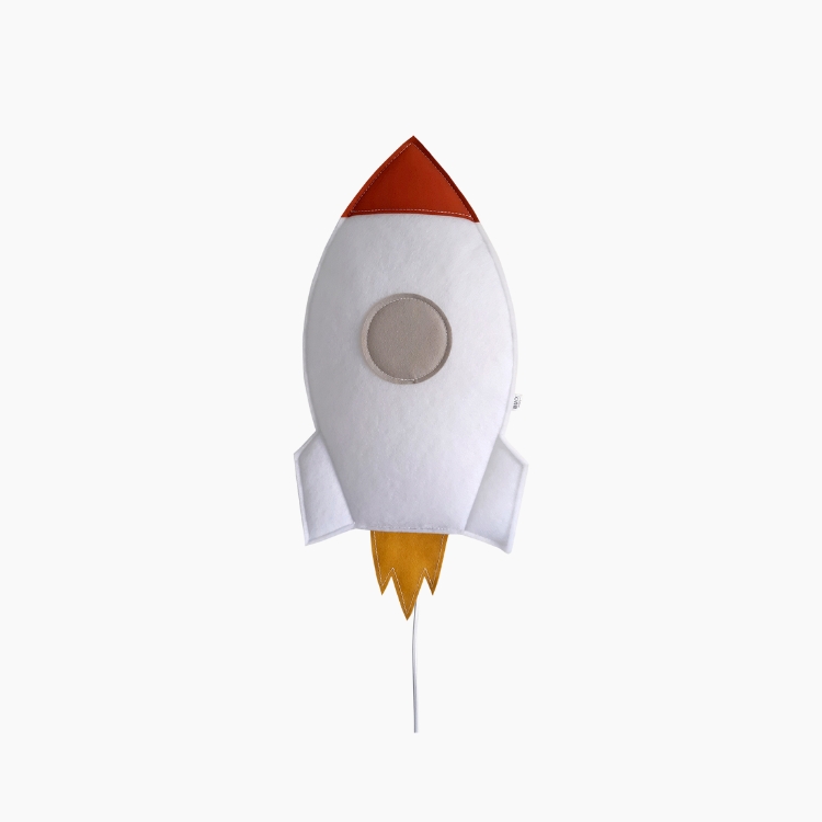 BuoKids Επιτοίχιο φωτιστικό Space Rocket Πύραυλος (41x59εκ.)