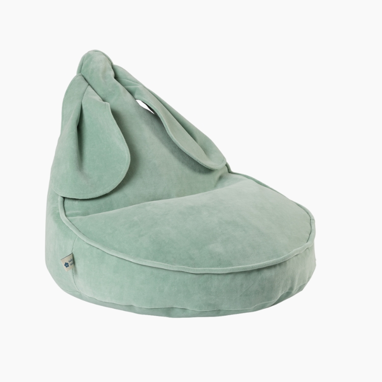 Wigiwama Velvet Bunny Beanbag - Bελουτέ Πουφ Λαγός