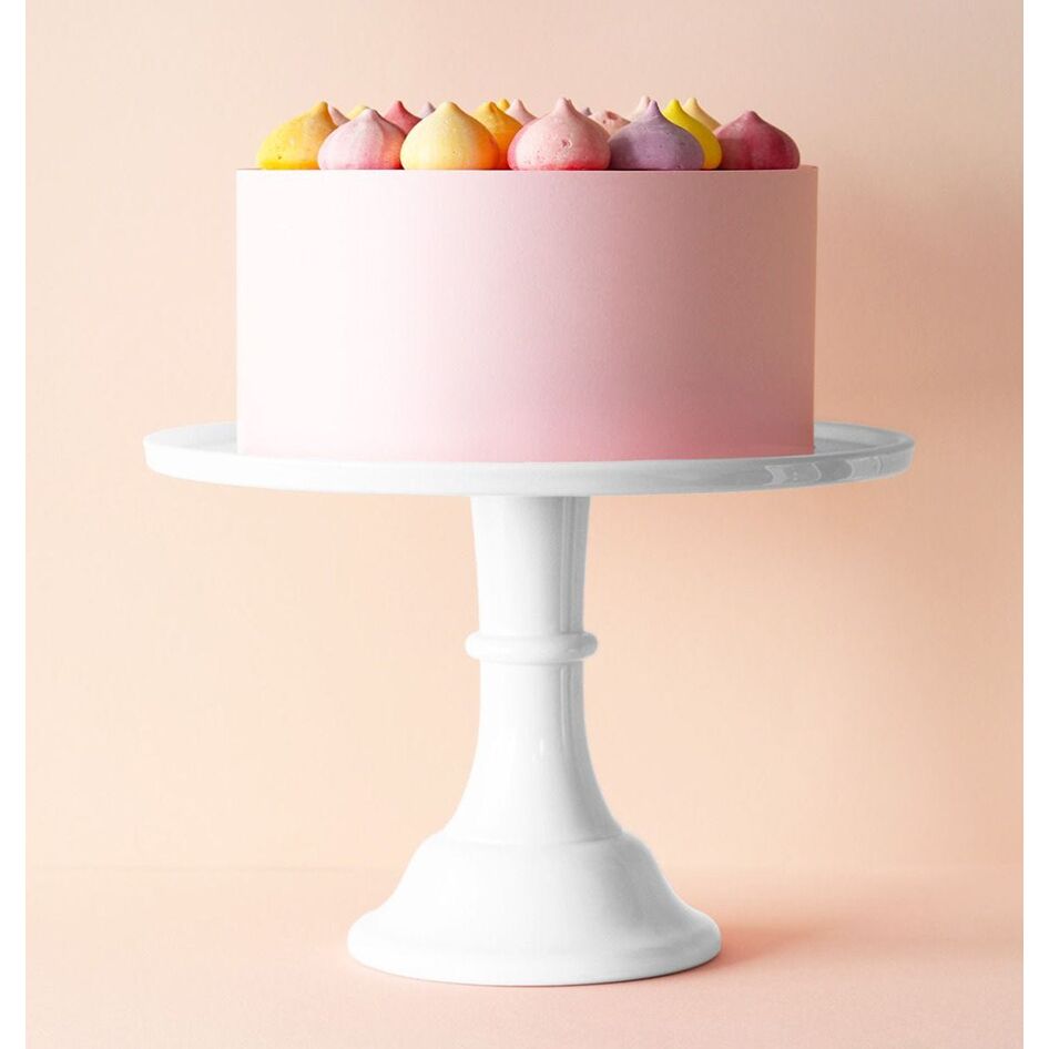 A little lovely company Βάση με πόδι λευκή για κέικ/Cake Stand White (29.7x20.2x29.7cm)