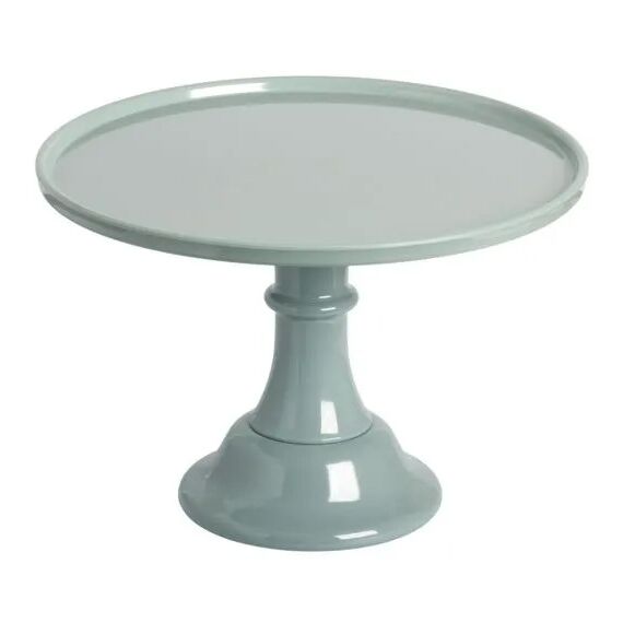 A little lovely company Βάση με πόδι πράσινη για κέικ/Cake Stand Sage Green (30 x 20 x 30 cm)