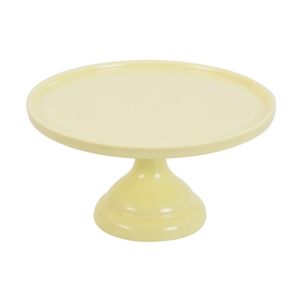A little lovely company Βάση με πόδι κίτρινη για κέικ/Cake Stand Yellow (23.5 x 12 x 23.5 cm)