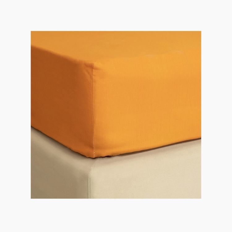 Σεντόνι Nima Unicolors - Deep Orange(180x260)