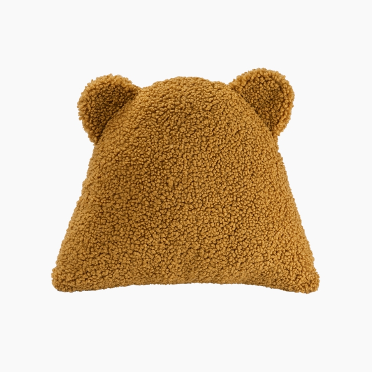 Wigiwama Παιδικό Διακοσμητικό Μαξιλάρι Αρκουδάκι Μουσταρδί (37x40)