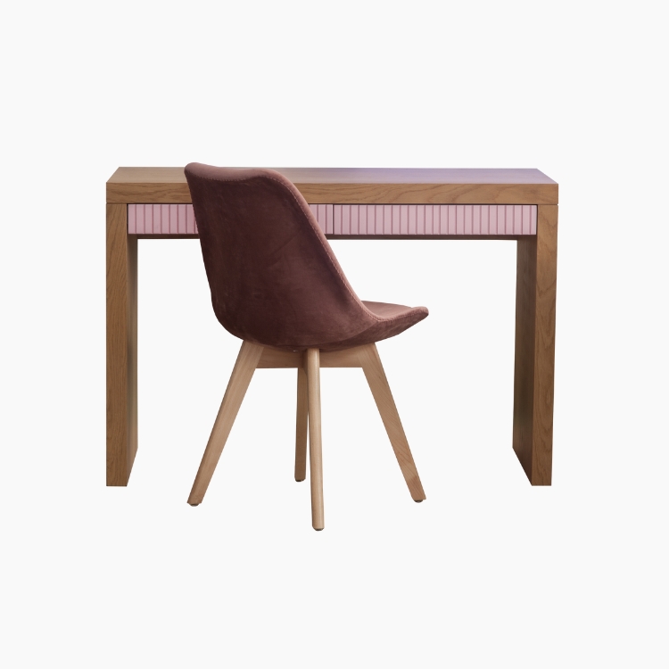 Como 2 Γραφειό σε φυσικό με ροζ