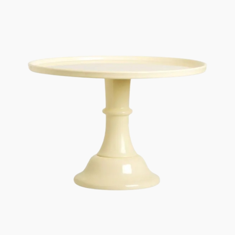 A little lovely company Βάση με πόδι κίτρινη για κέικ/Cake Stand Yellow (: 29.7 x 20.2 x 29.7 cm)