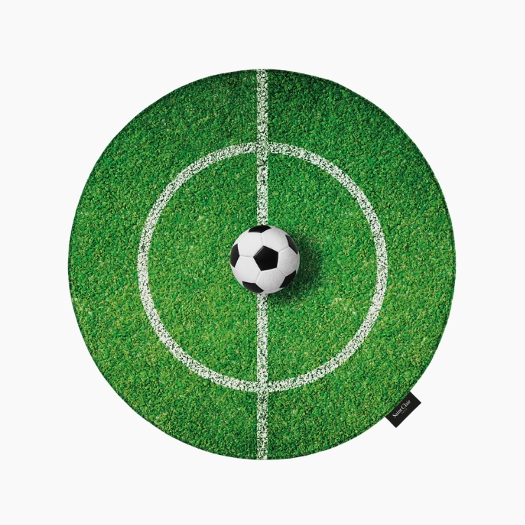 Στρογγυλό Χαλί Softy Striker Ποδόσφαιρο 100cm