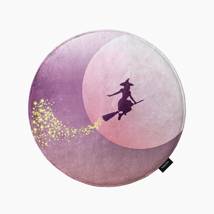 Στρογγυλό Χαλί Softy Spell Μάγισσα 100cm