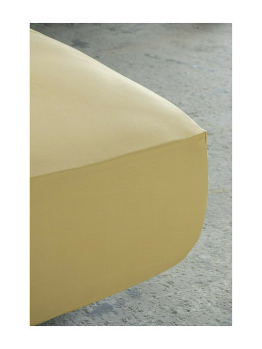 Σεντόνι Unicolors - Mustard Beige(240x260)