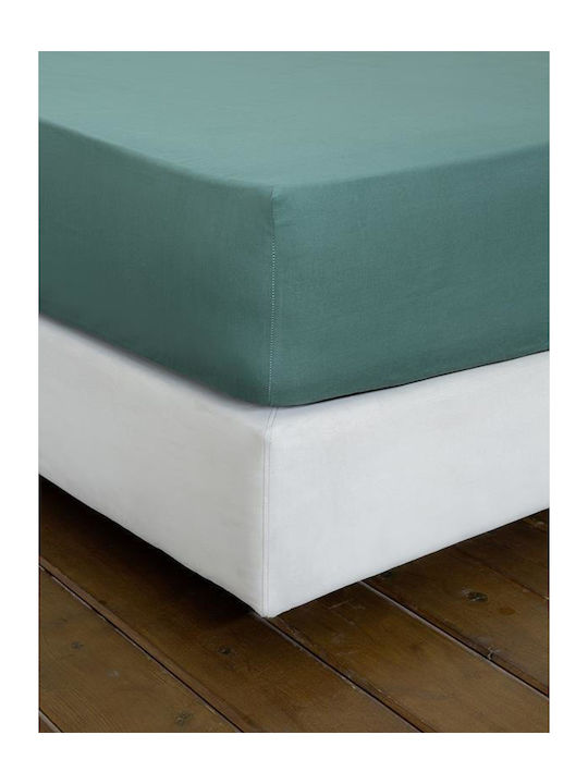 Σεντόνι Unicolors - Pine Green(160x260)