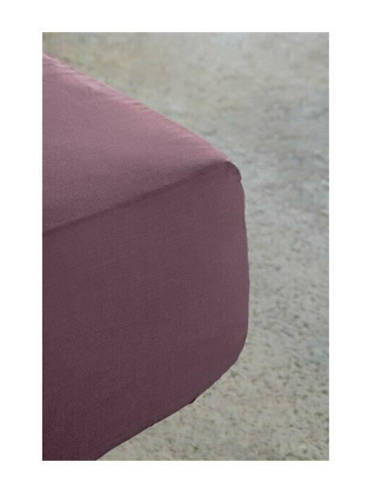 Σεντόνι Unicolors - Rose Brown(160x260)