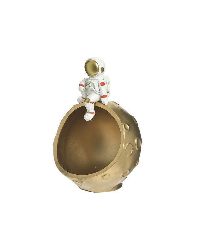 ΔΙΑΚΟΣΜΗΤΙΚΟ ΜΠΩΛ ΑΣΤΡΟΝΑΥΤΗΣ RESIN ΧΡΥΣΟ 16Χ13Χ23