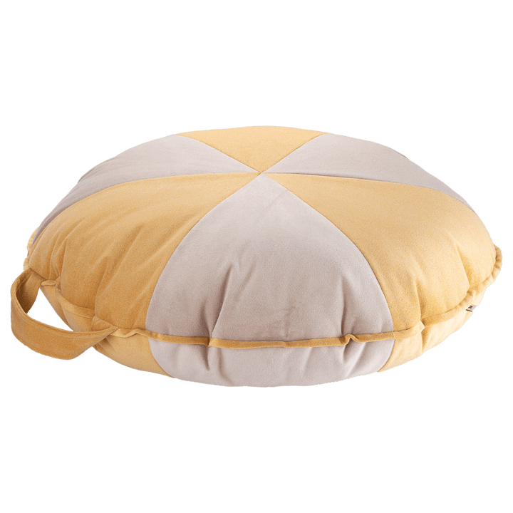 Cookie Beanbag Salted Caramel & Dusty Beige Wigiwama/Μαξιλάρι Πούφ Καραμέλα & Σκονισμένο Μπέζ(Small)