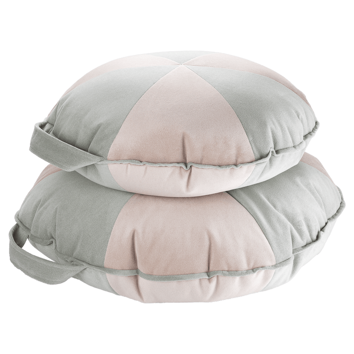Cookie Beanbag Misty Green & Dusty Beige Wigiwama/Μαξιλάρι Πούφ Μέντα& Σκονισμένο Μπέζ(Σετ)