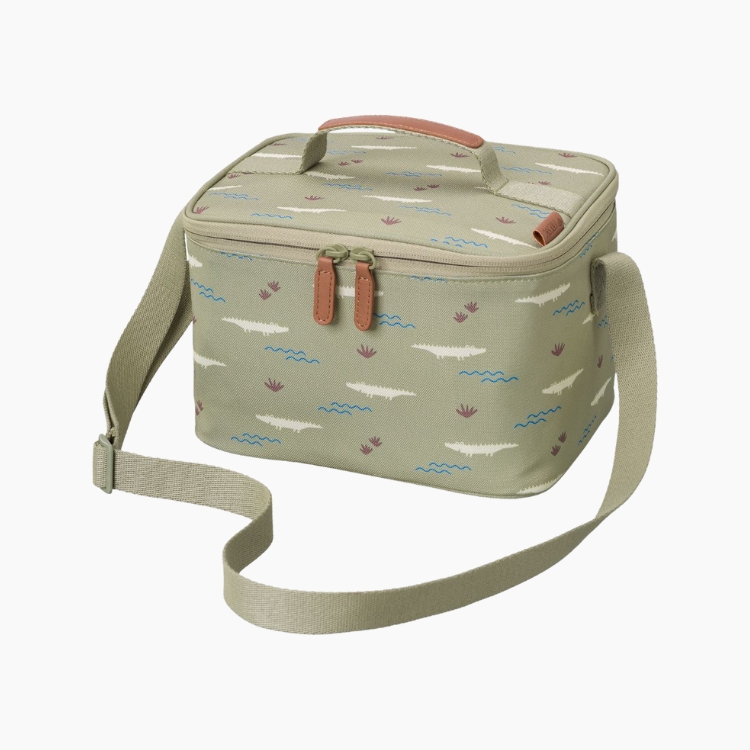 Fresk Ισοθερμική τσάντα φαγητού μεγάλη 15x23x18cm από ανακυκλωμένα μπουκάλια PET - Crocodile