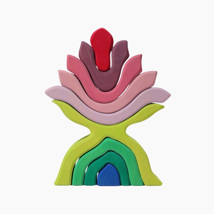 Grimm's Flower - Παιχνίδι Στοίβαξης Λουλούδι (Ξύλινο)