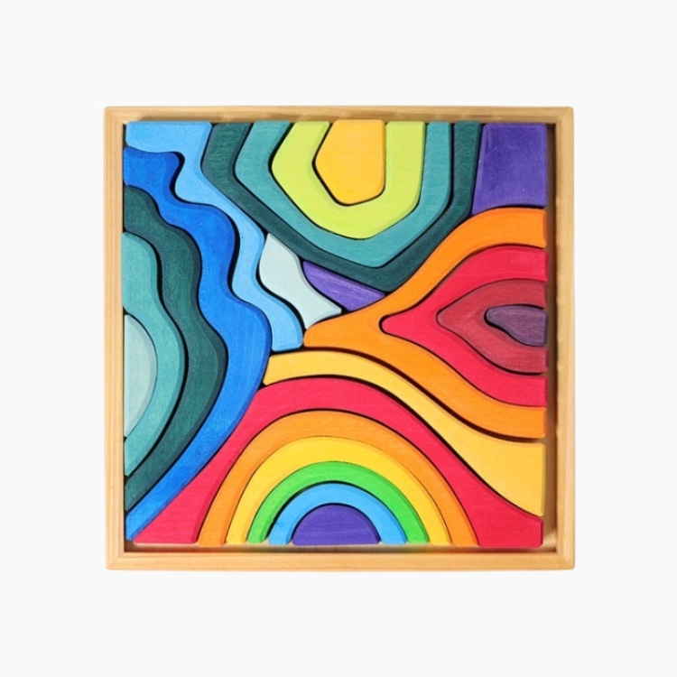 Grimm's Small Four Elements Building Set - Σετ Δόμησης Στοιχεία Της Φύσης Μικρό (Ξύλινο)