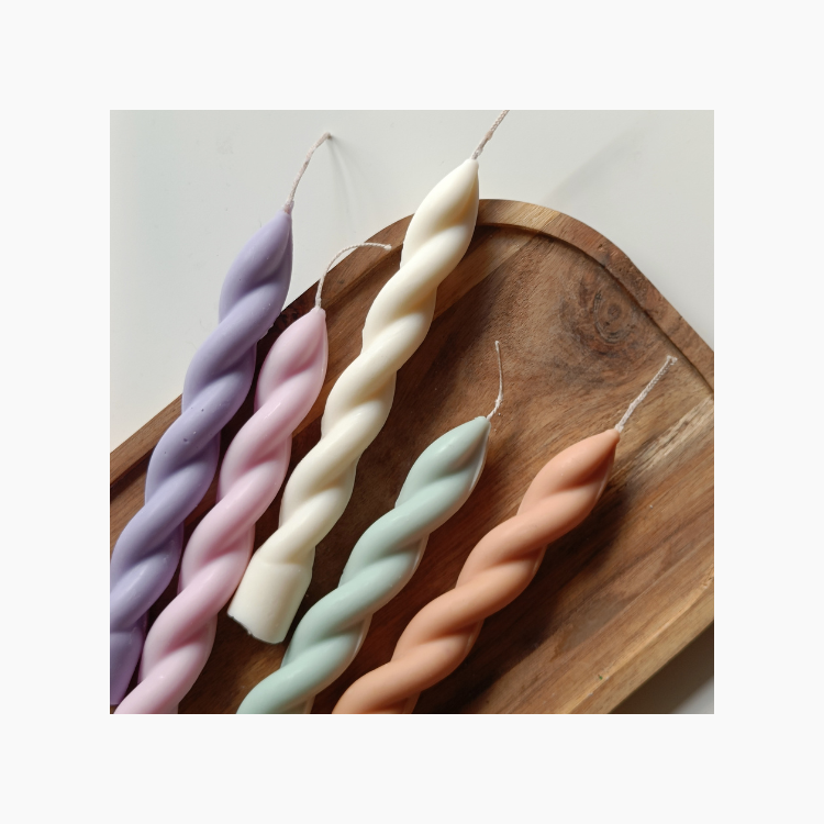 Λαμπάδα Διακοσμητικό κερί σόγιας Swirl