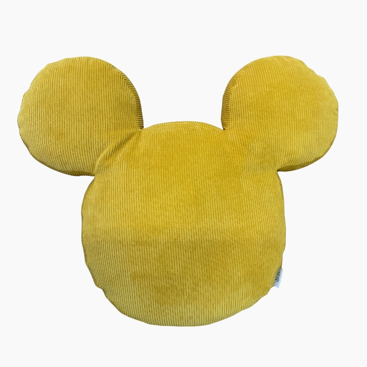 Μαξιλάρι Mickey Κίτρινο Κοτλέ  BlueBear Collection (Δ40xY50εκ.)