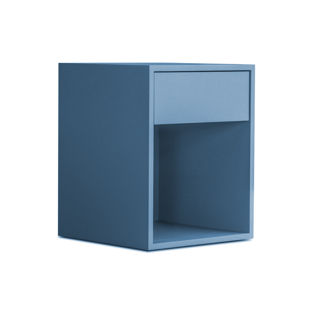 Cube Κομοδίνο Μπλε (40x40x50εκ.)