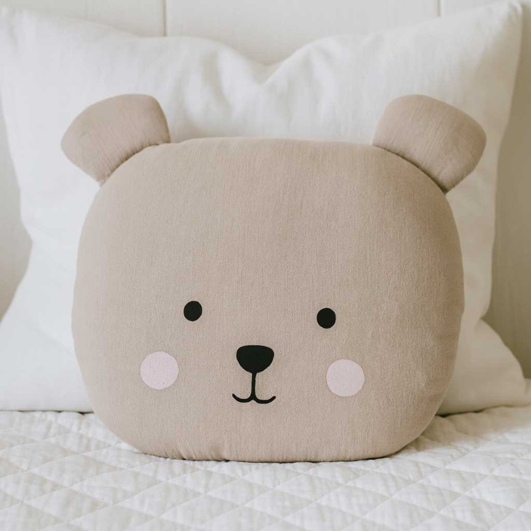 Jabadabado Μαξιλαράκι Παιδικό χειροποίητο Αρκουδάκι