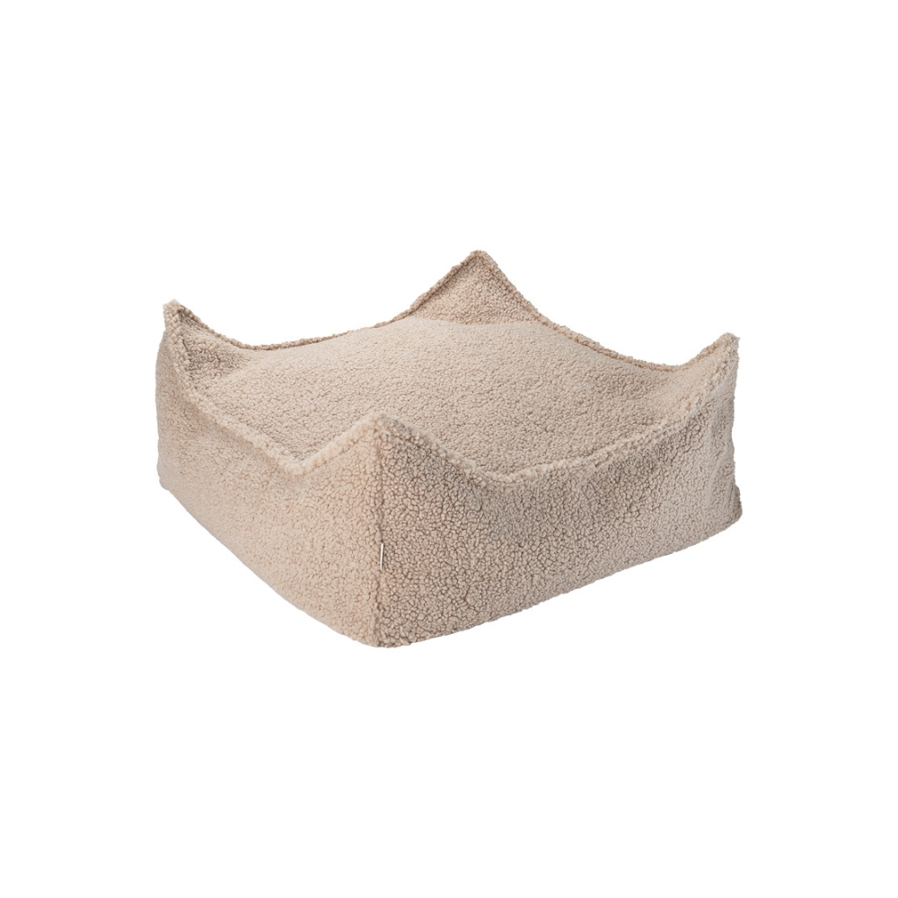 Wigiwama Bucle Square Ottoman - Μπουκλέ Τετράγωνο Σκαμπό Πουφ