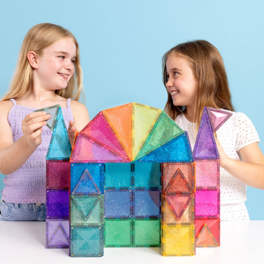 Connetix Μανγητικό Παιχνίδι Glitter Castle Pack - 48 Τμχ